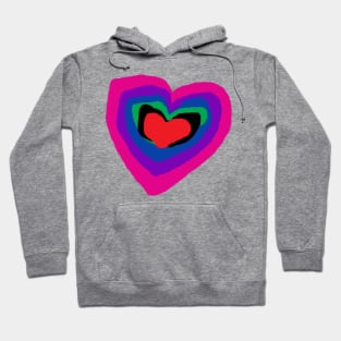 lovely Heart T-Shirt Heart Top Hoodie